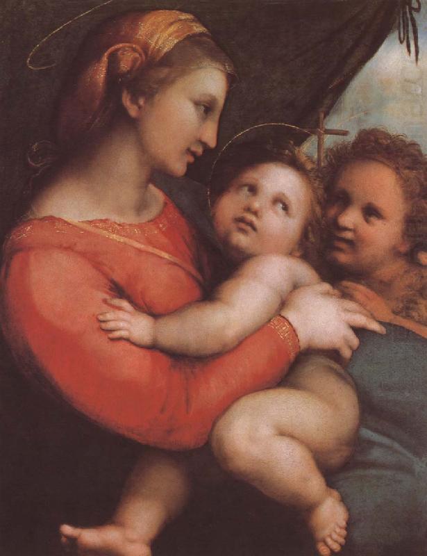 RAFFAELLO Sanzio The virgin mary and younger John china oil painting image